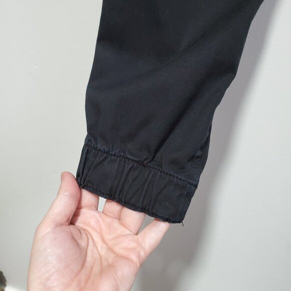 DUER DU/ER Live Lite Twill Joggers Pants Pull-On Stretch Black Women's XS x 27" - Picture 7 of 16